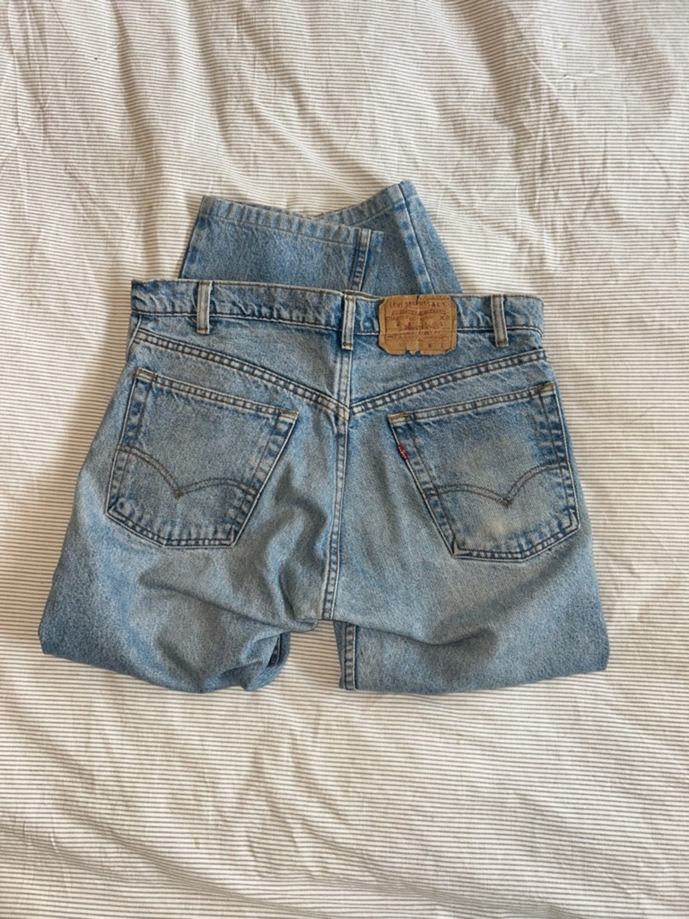 Vintage Levi’s 505 Jeans W34 L32 Light Wash Straight Leg 90s Denim Classic USA
